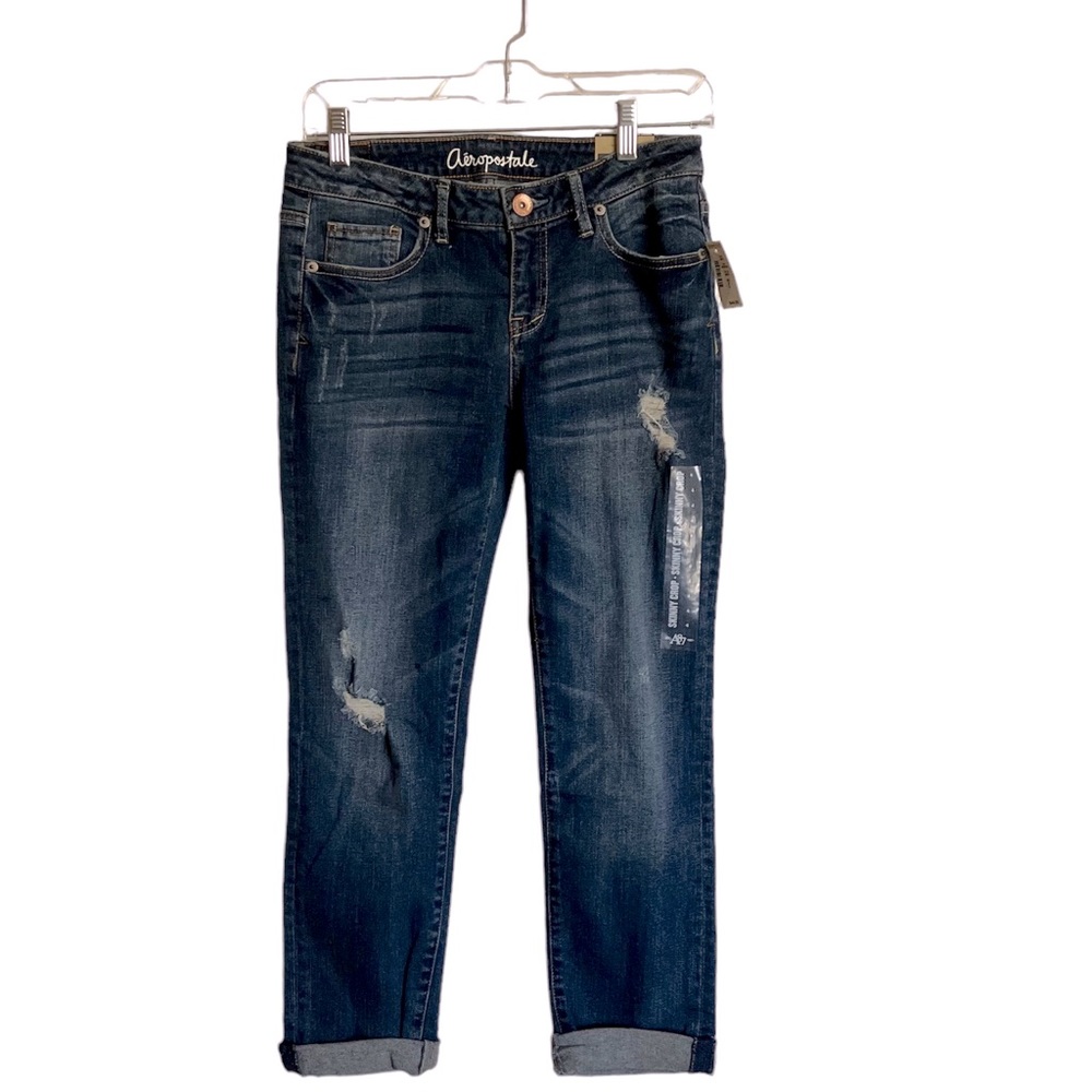 Aeropostale NWT Baylor Low Rise Skinny Crop - 4